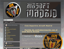 Tablet Screenshot of airsoftmadrid.com